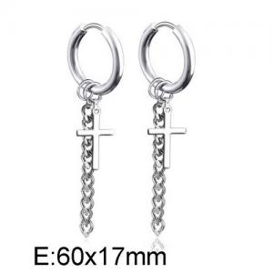 Stainless Steel Earring - KE95353-WGLN