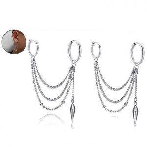 Stainless Steel Earring - KE95398-WGLN