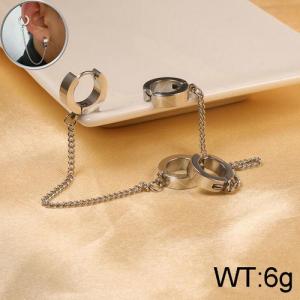 Stainless Steel Earring - KE95400-WGLN