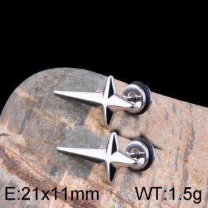 Stainless Steel Earring - KE95401-WGLN