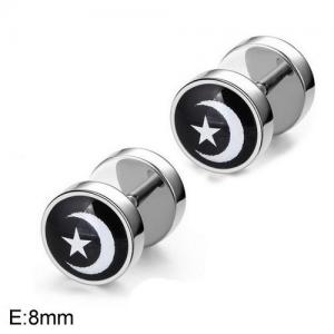 Stainless Steel Earring - KE95418-WGLN