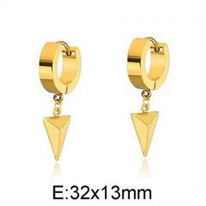 SS Gold-Plating Earring - KE95435-WGLN