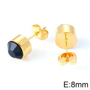 Stainless Steel Gold-Plating Earring - KE9545