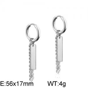 Stainless Steel Earring - KE95480-WGLN