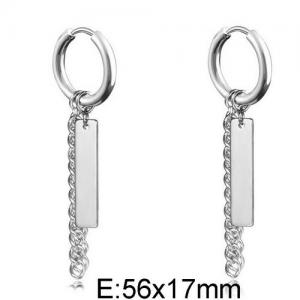 Stainless Steel Earring - KE95486-WGLN