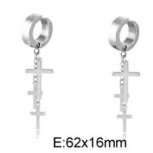 Stainless Steel Earring - KE95491-WGLN