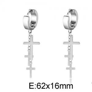 Stainless Steel Earring - KE95492-WGLN