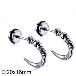 Stainless Steel Earring - KE95499-WGLN