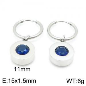 Stainless Steel Stone&Crystal Earring - KE95633-Z