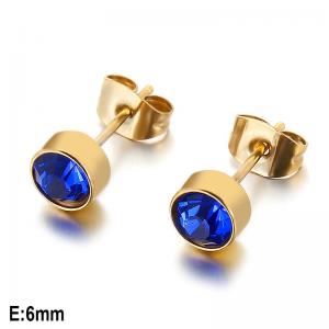 Stainless Steel Gold-Plating Earring - KE9571-K