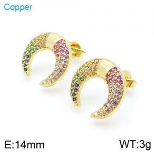 Copper Earring - KE95769-TJG