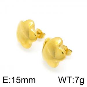 SS Gold-Plating Earring - KE96564-Z