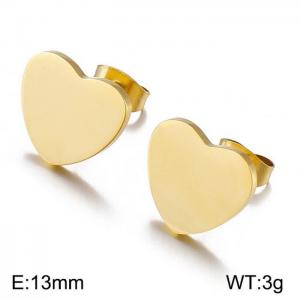 SS Gold-Plating Earring - KE96570-Z