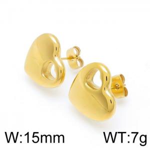 SS Gold-Plating Earring - KE96574-Z