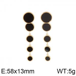 SS Gold-Plating Earring - KE96632-K