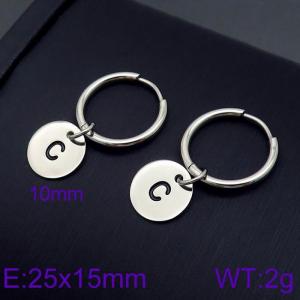 Stainless Steel Earring - KE96656-Z