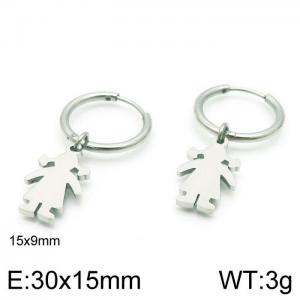 Stainless Steel Earring - KE96756-Z