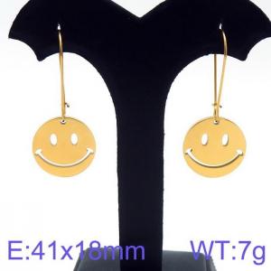 SS Gold-Plating Earring - KE97080-Z