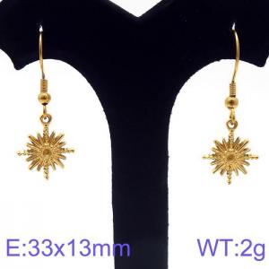 SS Gold-Plating Earring - KE97086-Z