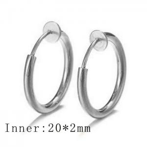 Stainless Steel Earring - KE97096-WGLH