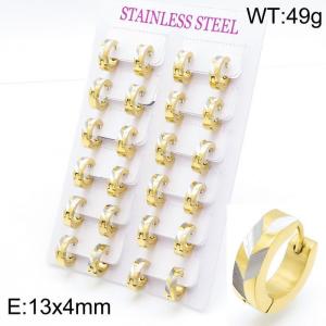 SS Gold-Plating Earring - KE97278-WJ