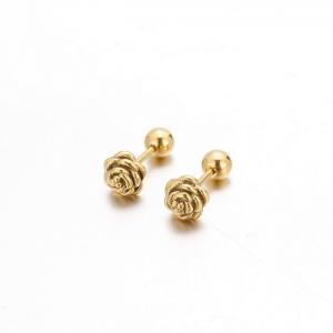 SS Gold-Plating Earring - KE97308-WGHW
