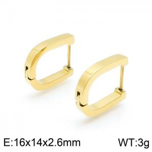 SS Gold-Plating Earring - KE97484-HM