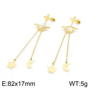 SS Gold-Plating Earring - KE97486-HM