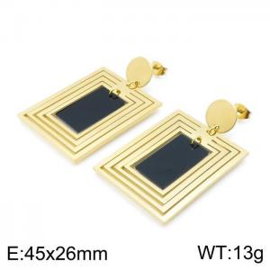 SS Gold-Plating Earring - KE97498-SS