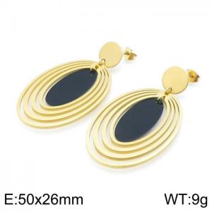 SS Gold-Plating Earring - KE97500-SS