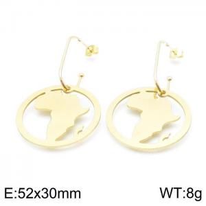 SS Gold-Plating Earring - KE97507-SS