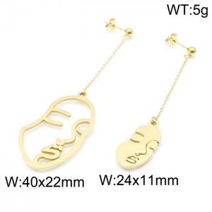 SS Gold-Plating Earring - KE97908-KLX