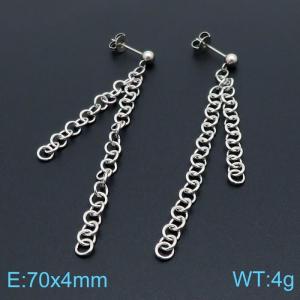 Stainless Steel Earring - KE98147-ZC