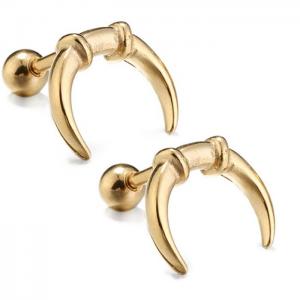 SS Gold-Plating Earring - KE98204-WGLN