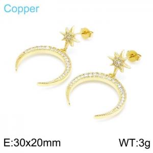 Copper Earring - KE98212-JT