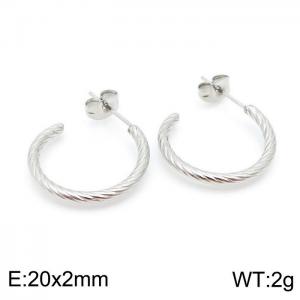 Stainless Steel Earring - KE98611-KFC