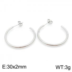 Stainless Steel Earring - KE98612-KFC