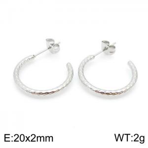 Stainless Steel Earring - KE98618-KFC