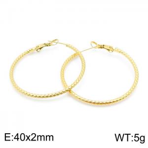 SS Gold-Plating Earring - KE98621-KFC