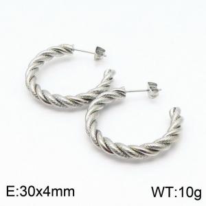 Stainless Steel Earring - KE98683-LO