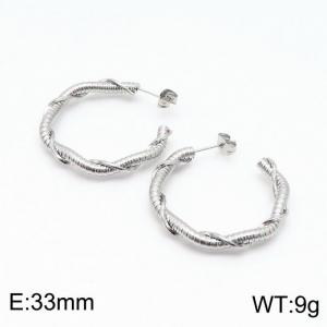 Stainless Steel Earring - KE98692-LO