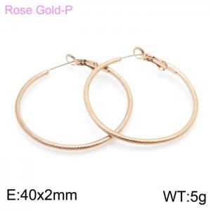 SS Gold-Plating Earring - KE98746-KFC