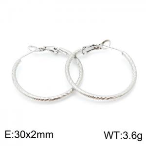 Stainless Steel Earring - KE98773-KFC