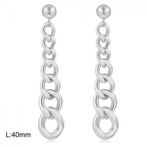 Stainless Steel Earring - KE98860-WGZJ