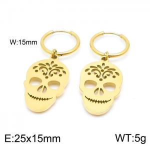 SS Gold-Plating Earring - KE98910-Z