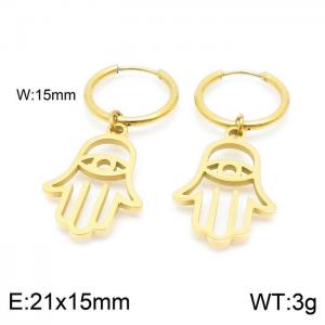 SS Gold-Plating Earring - KE98912-Z