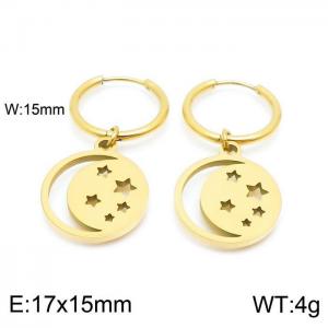 SS Gold-Plating Earring - KE98921-Z