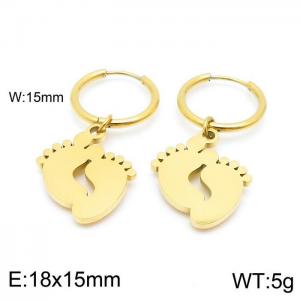 SS Gold-Plating Earring - KE98925-Z