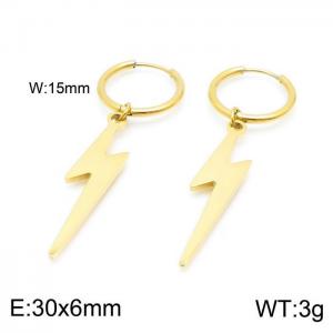 SS Gold-Plating Earring - KE98929-Z