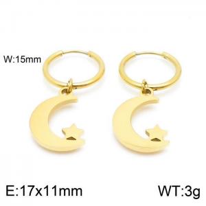 SS Gold-Plating Earring - KE98938-Z